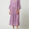 Miss Goodlife Kleid Mit Allover-Muster - Lila