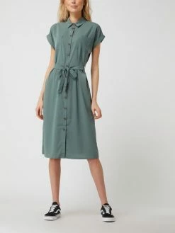 Only Blusenkleid Mit Taillengürtel Modell 'Hannover' - Schilf