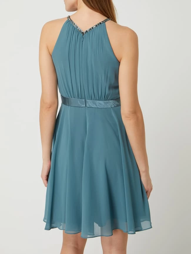 Jake*s Cocktail Cocktailkleid Aus Chiffon Mit Pailletten - Bottle – Bild 5