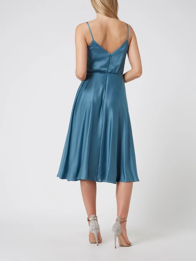 Jake*s Cocktail Cocktailkleid Aus Satin - Smaragdgrün Meliert – Bild 4