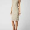 DKNY Jeans Strickkleid Mit Rippenstruktur Modell 'Orj' - Beige