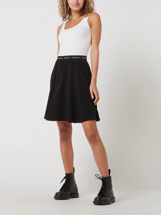 Calvin Klein Jeans Kleid Im Rock-Top-Look - Weiß